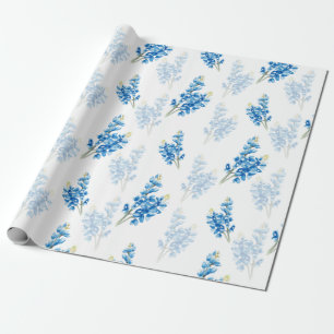Papel De Presente Padrão de Bluebonnet