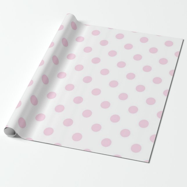 Papel De Presente padrão de bolinhas (Desenrolado)