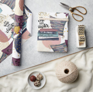 Papel De Presente Padrão de Booklover
