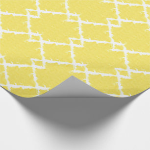 Papel De Presente Padrão de borboleta amarela