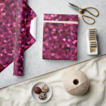 Padrão de Brilho Magenta Vibrante com Glitter Rosa