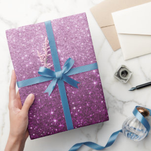 Papel De Presente Padrão de brilho rosa