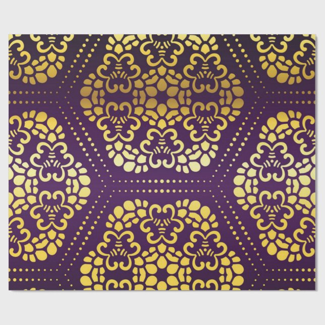 Papel De Presente Padrão de brocado (Aberto)