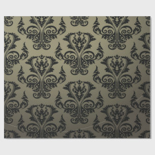 Papel De Presente Padrão de brocado
