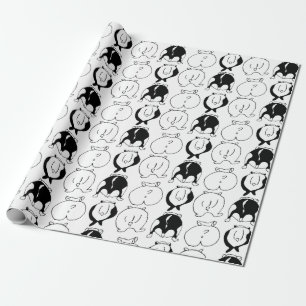 Papel De Presente Padrão de Bumbuns de Hamster