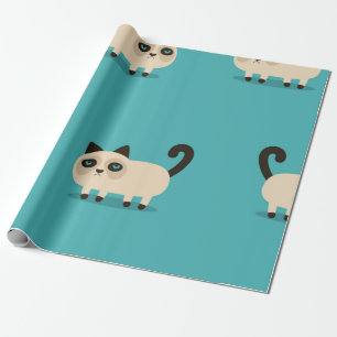 Papel De Presente Padrão de Cat