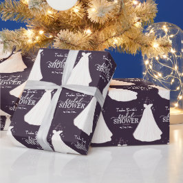 Papel De Presente Padrão de Chá de panela Elegante