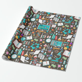 Papel De Presente Padrão de Ciência / Química