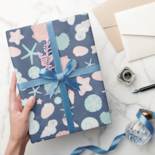 Papel De Presente padrão de conchas