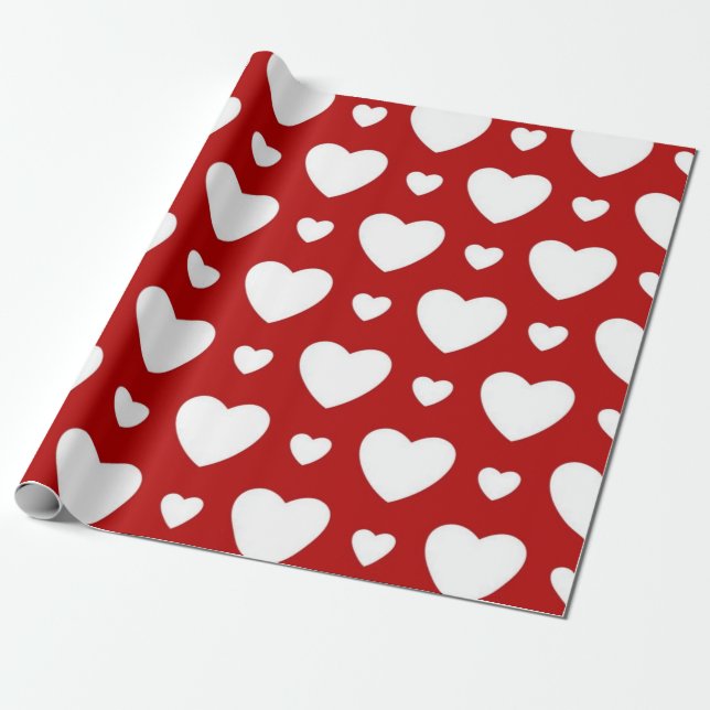 Papel De Presente Padrão de copas (Desenrolado)