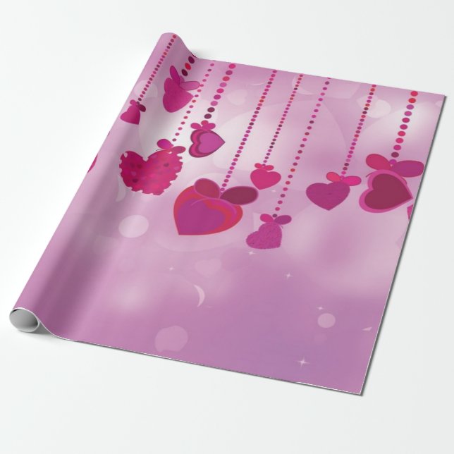 Papel De Presente Padrão de copas (Desenrolado)