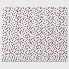 Papel De Presente Padrão de Corações Rosas – Design Fofo de Rabiscos