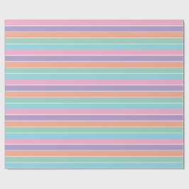 Papel De Presente Padrão de cores distribuídas retroralmente