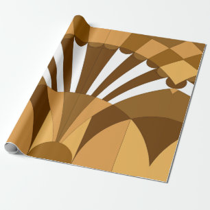 Papel De Presente Padrão de decoração de arte de vindima