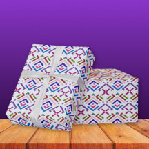 Padrão de Diamante Geométrico Étnico Pastel Modern
