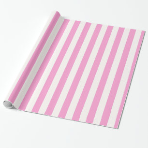 Papel De Presente Padrão de distribuição muito grande, rosa e bra