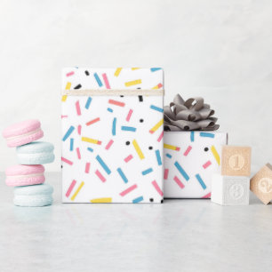 Papel De Presente Padrão de doces de salsicha de aniversário