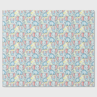 Papel De Presente padrão de elefante