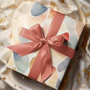 Papel De Presente Padrão de embaralhamento de aquarela elegante