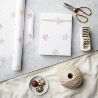 Papel De Presente Padrão de Enfermeiro de Boho Escandinavo