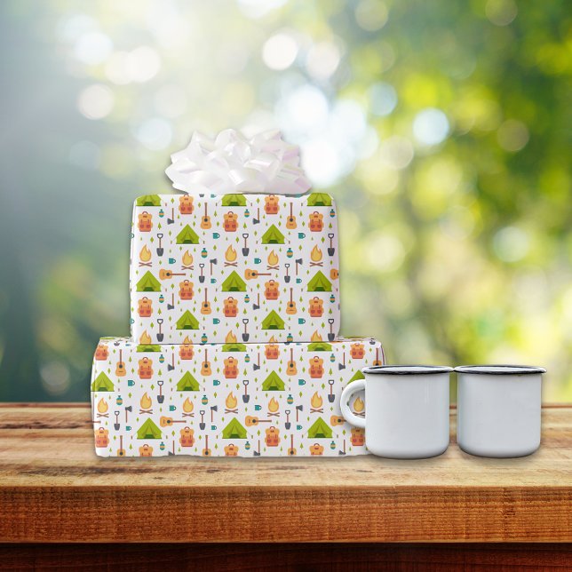 Papel De Presente Padrão de engrenagens ao ar livre (Criador carregado)