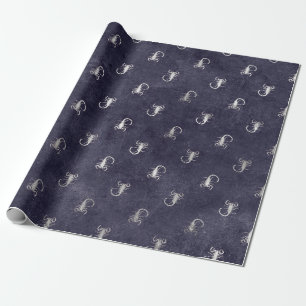 Papel De Presente Padrão de Escorpião