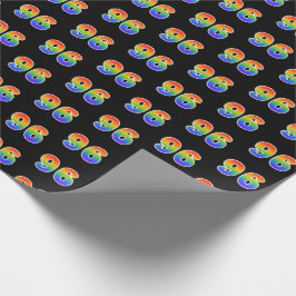 Papel De Presente Padrão de Espectro do Arco-Íris "96"