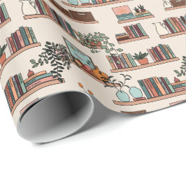 Papel De Presente Padrão de estante de bolso