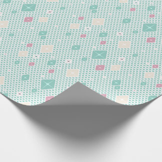 Papel De Presente Padrão de Estrela de Cristal Pastel