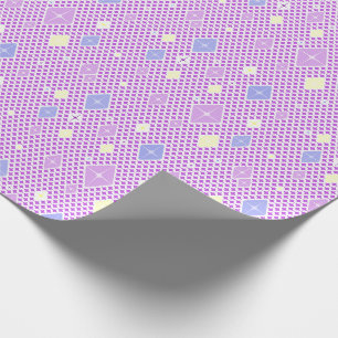 Papel De Presente Padrão de Estrela de Cristal Pastel