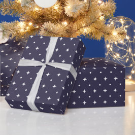 Papel De Presente Padrão de Estrela Espacial & Galáxia Cósmica
