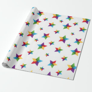 Papel De Presente Padrão de estrelas