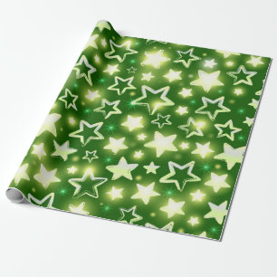 Papel De Presente Padrão de estrelas