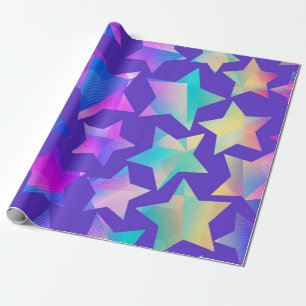 Papel De Presente Padrão de estrelas