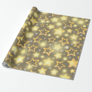 Papel De Presente Padrão de estrelas