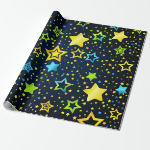 Papel De Presente Padrão de estrelas
