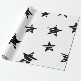 Papel De Presente Padrão de estrelas
