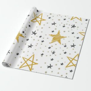 Papel De Presente Padrão de estrelas