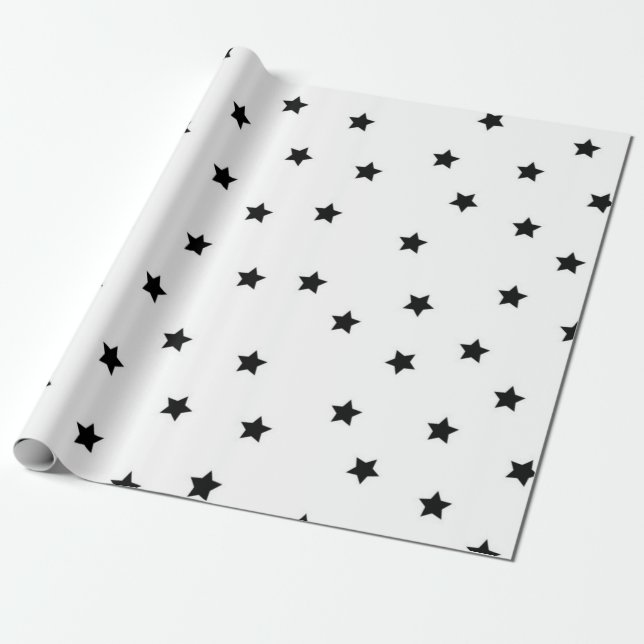 Papel De Presente Padrão de estrelas (Desenrolado)