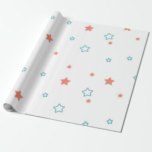 Papel De Presente Padrão de estrelas