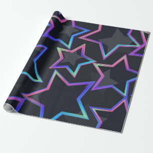 Papel De Presente Padrão de estrelas