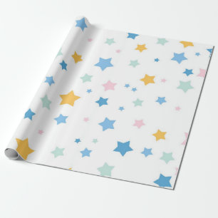 Papel De Presente Padrão de estrelas