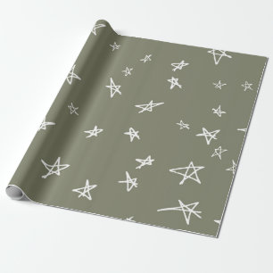Papel De Presente Padrão de estrelas