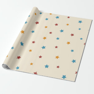 Papel De Presente Padrão de estrelas