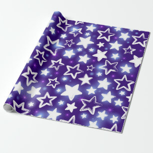 Papel De Presente Padrão de estrelas