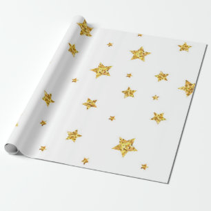 Papel De Presente Padrão de estrelas