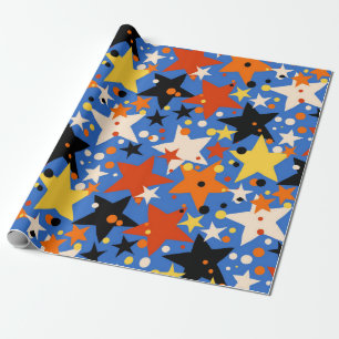 Papel De Presente Padrão de estrelas