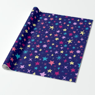 Papel De Presente Padrão de estrelas