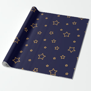 Papel De Presente Padrão de estrelas
