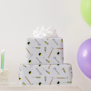 Papel De Presente Padrão de Ferramentas Modernas Divertidas e Capric